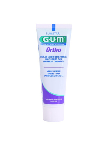 G.U.M Ortho паста за зъби за лица, носещи зъбни брекети 75 мл.