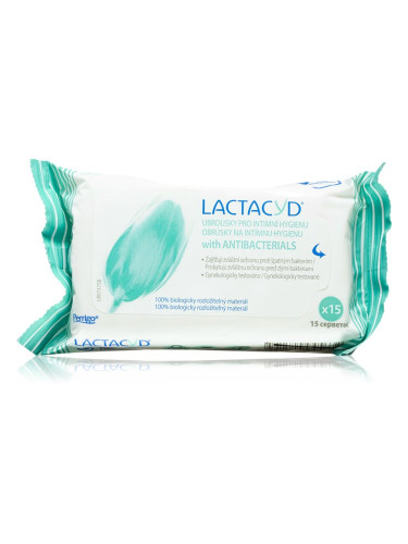 Lactacyd Pharma кърпички за интимна хигиена 15 бр.