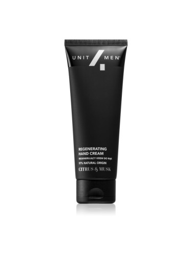 Unit4Men Regenerating hand cream регенериращ крем за ръце Citrus and Musk 75 мл.