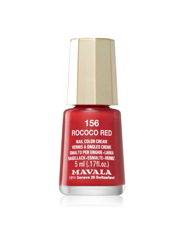 Mavala Mini Color лак за нокти цвят 156 Rococo Red 5 мл.