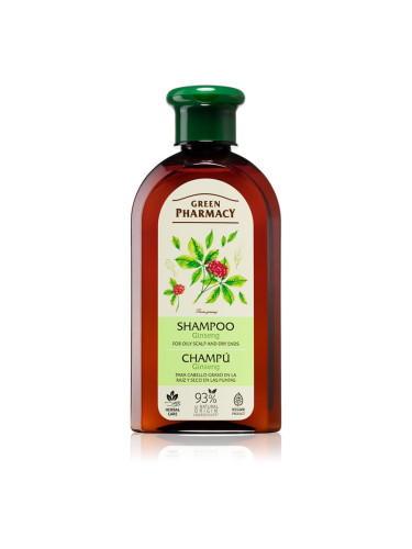 Green Pharmacy Ginseng Shampoo шампоан за мазен скалп и сухи краища на косата 350 мл.