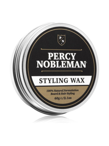 Percy Nobleman Styling Wax стилизиращ восък за коса и брада 50 мл.