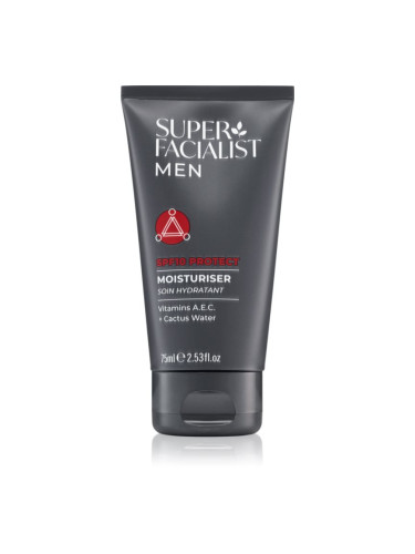 Super Facialist For Men Protect дневен хидратиращ крем SPF 10 за мъже 75 мл.