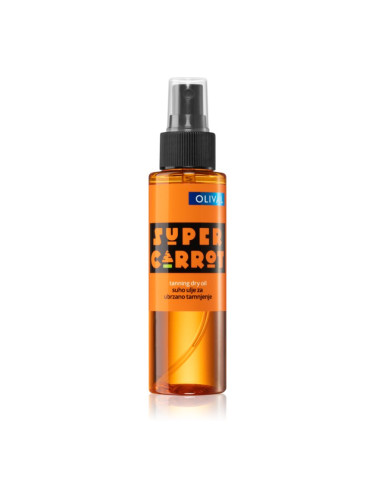 Olival SUPER Carrot Dry Oil сухо масло за тяло за ускоряване на тена 100 мл.