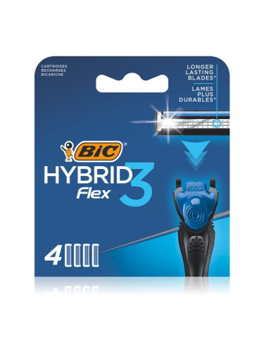 BIC FLEX3 Hybrid Резервни остриета 4 бр.