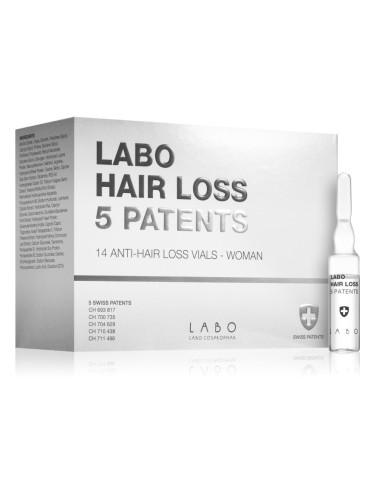 Labo Hair Loss 5 Patents Интензивна грижа против косопад за жени 14x3,5 мл.