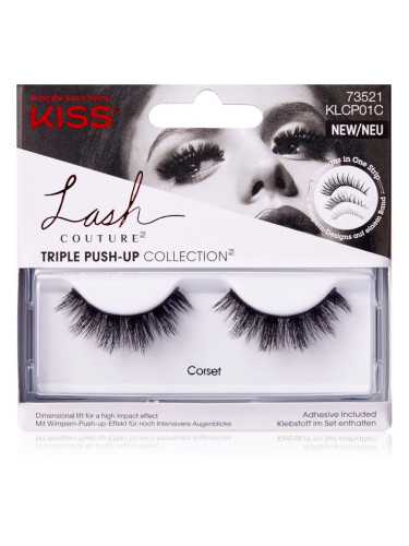 KISS Lash Couture Triple Push-Up изкуствени мигли Corset 2 бр.