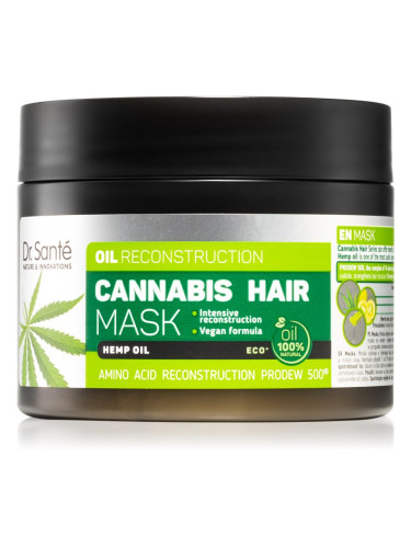 Dr. Santé Cannabis регенерираща маска за увредена коса 300 мл.