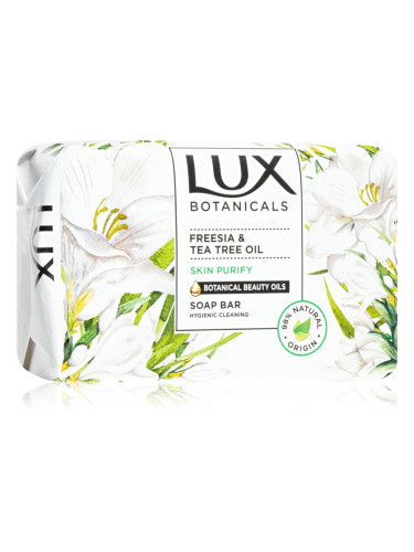 Lux Freesia & Tea Tree Oil почистващ твърд сапун 90 гр.