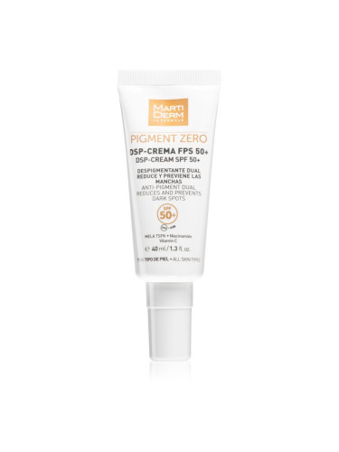 MartiDerm Pigment Zero DSP-Cream дневен крем против пигментни петна SPF 50+ 40 мл.