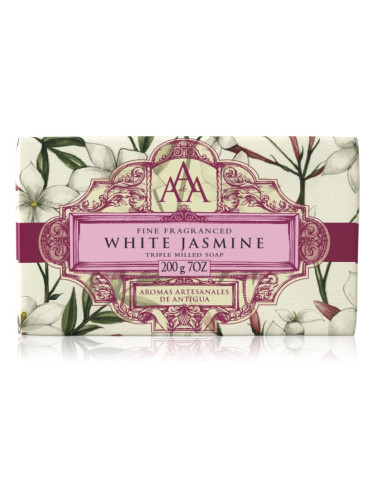 The Somerset Toiletry Co. Aromas Artesanales de Antigua Triple Milled Soap луксозен сапун White Jasmine 200 гр.