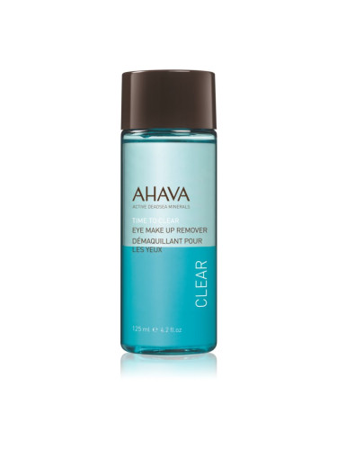 AHAVA Time To Clear продукт за почистване на водоустойчив грим от очи за чувствителни очи 125 мл.