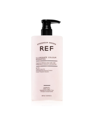REF Illuminate Colour Shampoo хидратиращ шампоан за боядисана коса 600 мл.