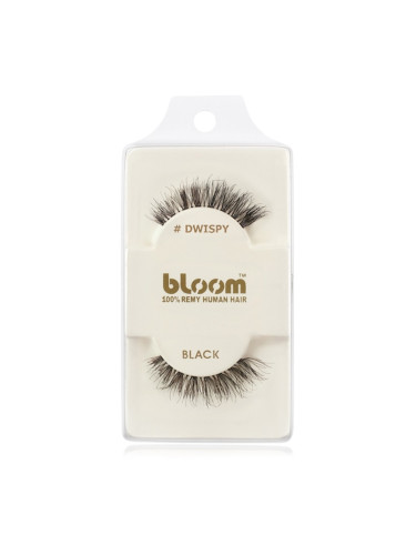 Bloom Natural изкуствени мигли от естествен косъм (Dwispy, Black) 1 см