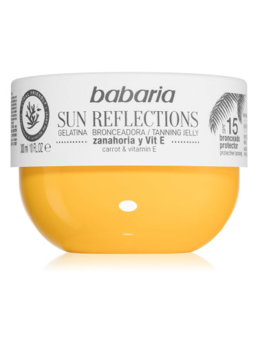Babaria Tanning Jelly Sun Reflections защитен гел SPF 15 300 мл.
