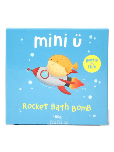Mini-U Bath Bomb Rocket бомбичка за вана за деца 150 гр.