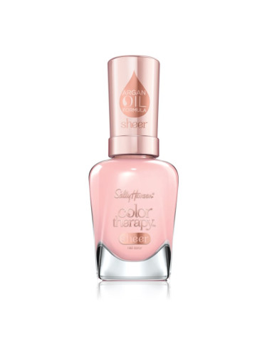 Sally Hansen Color Therapy подхранващ лак за нокти цвят 220 Rosy Quartz 14.7 мл.