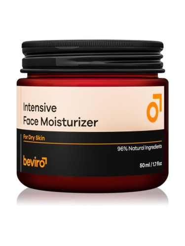 Beviro Intensive Face Moisturizer For Dry Skin хидратиращ крем за мъже 50 мл.