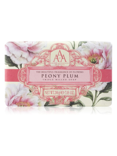 The Somerset Toiletry Co. Aromas Artesanales de Antigua Triple Milled Soap луксозен сапун Peony 200 гр.