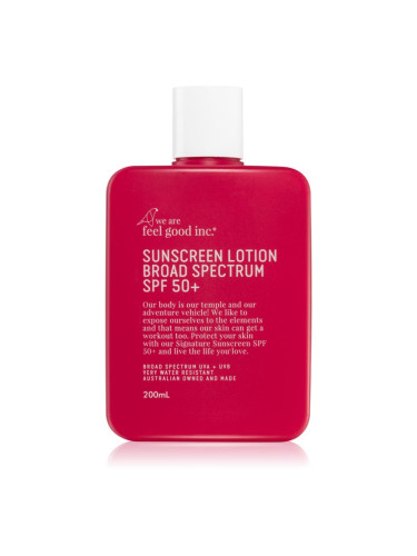 We Are Feel Good Inc. Signature слънцезащитен крем SPF 50+ 200 мл.