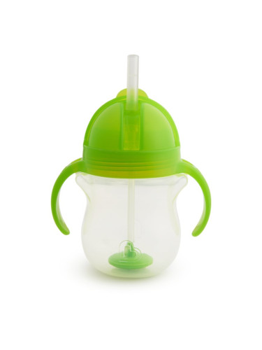 Munchkin Click Lock™ Tip & Sip чаша със сламка Green 6 m+ 207 мл.