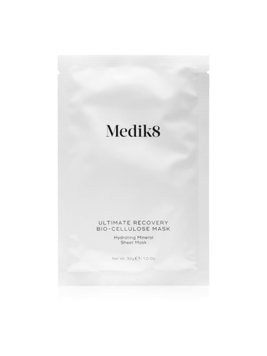 Medik8 Ultimate Recovery Bio-Cellulose Mask платнена маска за лице с хидратиращ и успокояващ ефект 6 бр.