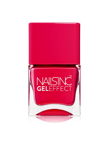 Nails Inc. Gel Effect лак за нокти с гел ефект цвят Chelsea Grove 14 мл.