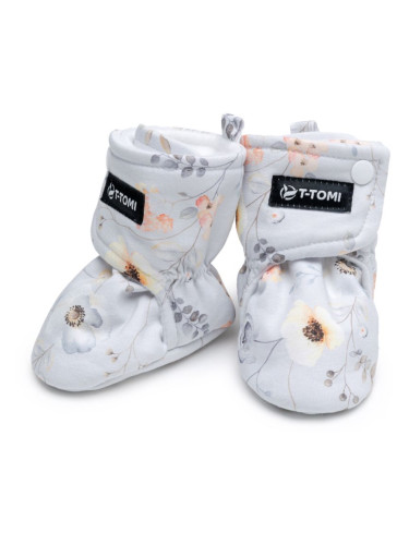 T-TOMI Booties Flowers детски пантофки 3-6 months