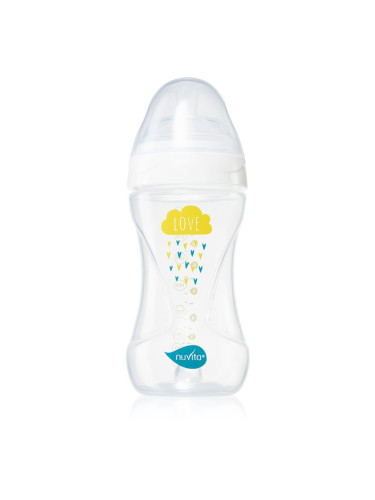 Nuvita Cool Bottle 3m+ бебешко шише Transparent white 250 мл.
