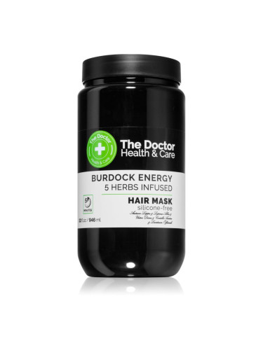 The Doctor Burdock Energy 5 Herbs Infused подсилваща маска За коса 946 мл.