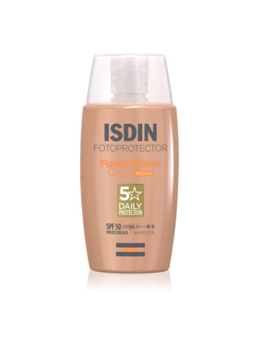 ISDIN Fotoprotector FusionWater защитна тонирана течност за лице SPF 50 50 мл.