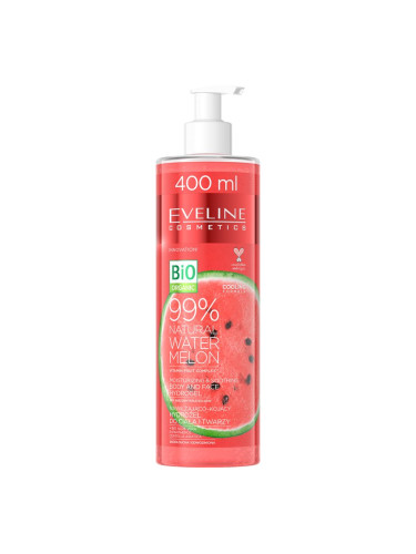 Eveline Cosmetics Bio Organic Natural Watermelon интензивен хидратиращ гел за много суха кожа 400 мл.