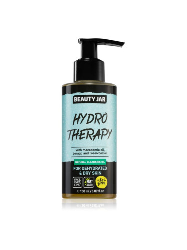 Beauty Jar Hydro Therapy подхранващо почистващо олио за дехидратирана суха кожа 150 мл.