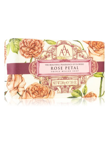 The Somerset Toiletry Co. Aromas Artesanales de Antigua Triple Milled Soap луксозен сапун Rose Petal 200 гр.