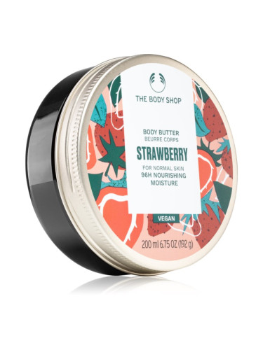 The Body Shop Strawberry Body Butter масло за тяло За нормална кожа 200 мл.