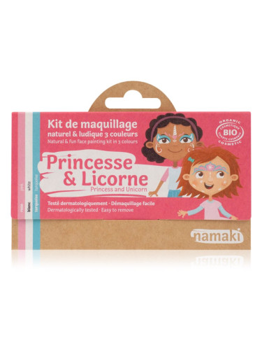 Namaki Color Face Painting Kit Princess & Unicorn комплект (за деца )