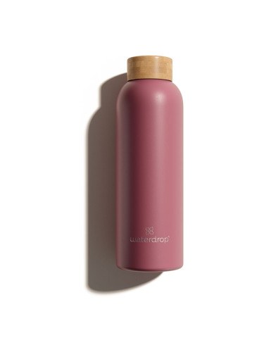 Waterdrop Thermo Steel неръждаема бутилка за вода боя Pink Matt 600 мл.