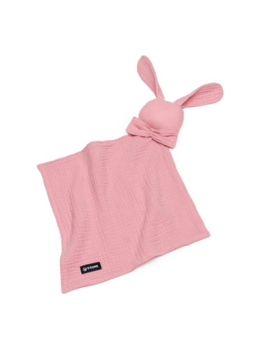 T-TOMI BIO Muslin Cuddle Cloth играчка за заспиване Pink 30x30 cm 1 бр.