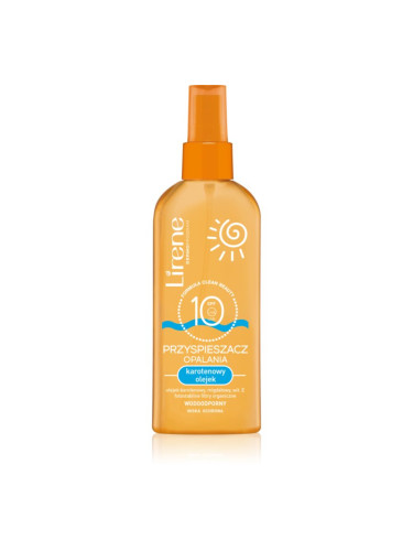 Lirene Sun care защитно олио за ускоряване на тена SPF 10 150 мл.
