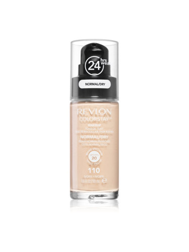 Revlon Cosmetics ColorStay™ дълготраен фон дьо тен за нормална към суха кожа цвят 110 Ivory 30 мл.