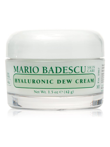 Mario Badescu Hyaluronic Dew Cream хидратиращ гел-крем не съдържа олио 42 гр.