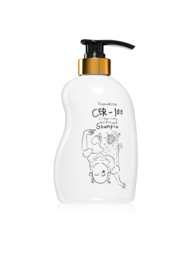 Elizavecca Cer-100 Collagen Coating Hair Muscle Shampoo дълбоко почистващ шампоан с колаген 500 мл.