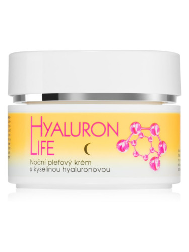 Bione Cosmetics Hyaluron Life нощен крем за лице с хиалуронова киселина 51 мл.