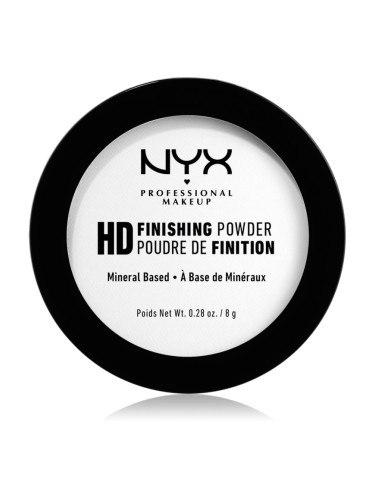 NYX Professional Makeup High Definition Finishing Powder пудра цвят 01 Translucent 8 гр.