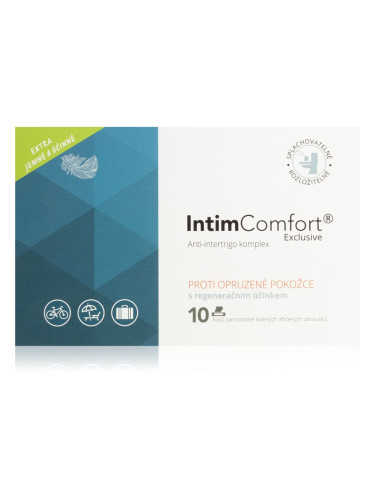 Intim Comfort Anti-intertrigo complex нежно почистващи мокри кърпички против подсичане 10 бр.
