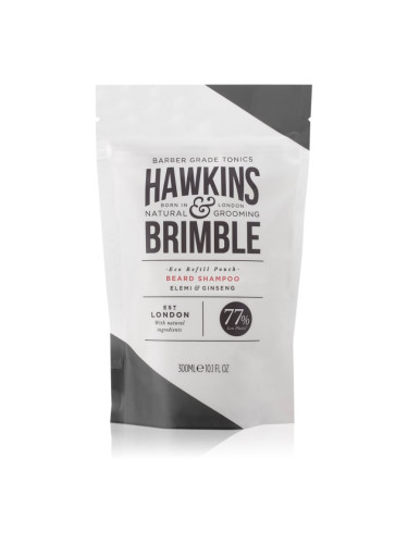 Hawkins & Brimble Beard Shampoo Eco Refill Pouch шампоан за брада пълнител 300 мл.
