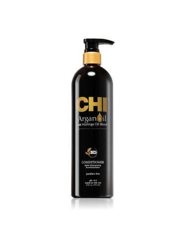 CHI Argan Oil Conditioner подхранващ балсам за суха и увредена коса 739 мл.
