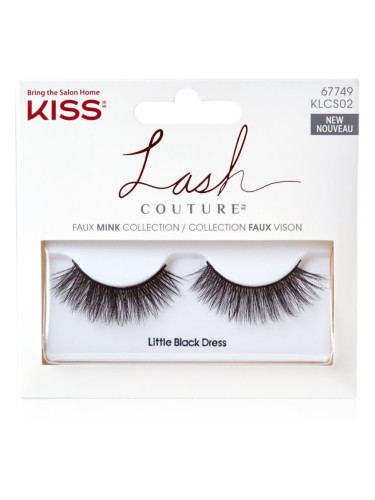 KISS Lash Couture Faux Mink изкуствени мигли Little Black Dress 2 бр.