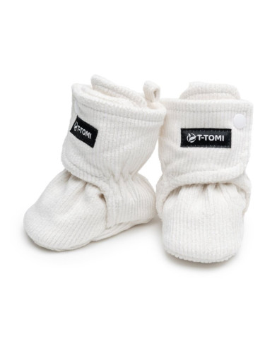 T-TOMI Booties Cream детски пантофки 3-6 months Warm