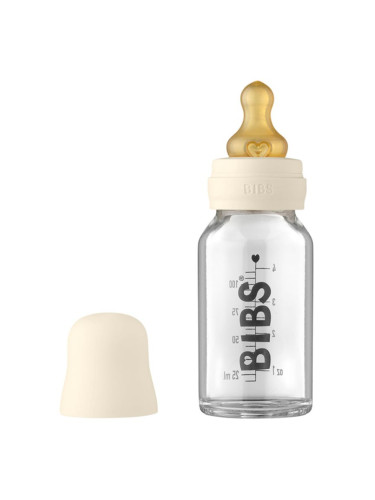 BIBS Baby Glass Bottle 110 ml бебешко шише Ivory 110 мл.